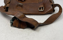 Load image into Gallery viewer, Womens Brown Genuine Leather Adjustable Strap Crossbody Messenger Bag
