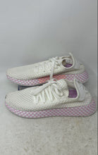 Load image into Gallery viewer, Adidas Womens Deerupt Runner White Pink Lace-Up Low Top Sneaker Shoes Size 8
