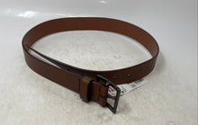 Load image into Gallery viewer, Uniqlo Mens Brown Leather Adjustable Buckle Dress Belt Size M With Tag
