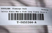 Load image into Gallery viewer, Calvin Klein Mens Pink Collared Long Sleeve Button-Up Shirt Size XXL With Tag
