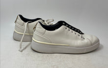 Load image into Gallery viewer, Zara Mens White Leather Round Toe Low Top Lace-Up Sneaker Shoes Size 41
