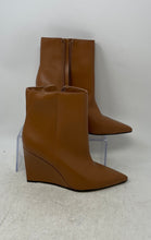 Load image into Gallery viewer, Marc Fisher Womens Brown Leather Side Zip Ankle Booties Shoes Size 8.5M
