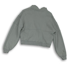 Load image into Gallery viewer, Pink Soda Sport Womens Gray Cotton Long Sleeve 1/4 Zip Pullover Sweatshirt Sz S
