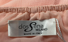 Load image into Gallery viewer, Dossena Milano Womens Peach Floral Embellished Midi A-Line Dress Size S/M
