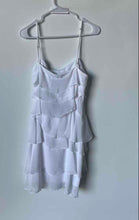 Load image into Gallery viewer, Calvin Klein Womens White Adjustable Spaghetti Strap Mini Dress Size 6
