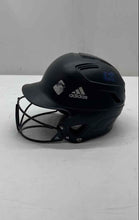 Load image into Gallery viewer, Adidas Black Clima Cool Full-Face Guard Softball Batting Helmet
