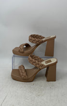 Load image into Gallery viewer, Dolce Vita Womens Ashby Brown Braided Strap Block Heel Platform Sandals Size 8

