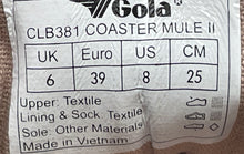 Load image into Gallery viewer, Gola Womens Coaster Mule II CLB381 Light Pink White Sneaker Shoes Size 8
