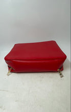 Load image into Gallery viewer, Kate Spade New York Womens Red Zipper Cosmetic Makeup Briefcase

