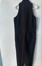 Load image into Gallery viewer, Armani Exchange Womens Black Side Stripe Long One-Piece Jumpsuit Size 8
