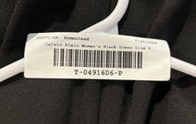 Load image into Gallery viewer, Calvin Klein Womens Black Off The Shoulder Back Zip Bell Sleeve Sheath Dress 6
