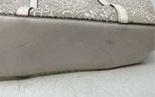 Load image into Gallery viewer, Michael Kors Womens Beige White Signature Print Double Handle Tote Handbag
