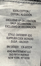 Load image into Gallery viewer, Calvin Klein Boys Black White Windowpane Plaid Cotton Button-Up Shirt Size Large
