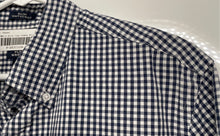 Load image into Gallery viewer, J.Crew Mens Blue White Gingham Slim Fit Long Sleeve Button-Up Shirt Size Medium
