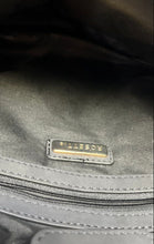 Load image into Gallery viewer, Rosetti Womens Black Gold Leather Double Handle Shoulder Handbag With Tag
