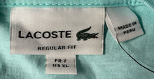 Load image into Gallery viewer, Lacoste Mens Light Blue Cotton Short Sleeve Crew Neck Pullover T-Shirt Size XL
