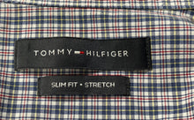 Load image into Gallery viewer, Tommy Hilfiger Mens Multicolor Check Slim Fit Stretch Long Sleeve Dress Shirt L
