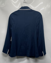 Load image into Gallery viewer, Rafaella Womens Weekend Blue Notch Lapel Two-Button Blazer Size L With Tag
