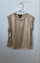 Load image into Gallery viewer, Bailey 44 Womens Khaki Sleeveless Crew Neck Pullover Blouse Top Size Small
