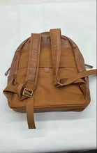 Load image into Gallery viewer, Unbranded Womens Brown Leather Adjustable Strap Zip-Around Lined Backpack
