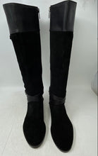 Load image into Gallery viewer, Vince Camuto Womens Jaran Black Suede Side Zip Round Toe Knee High Boots Size 8M
