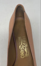 Load image into Gallery viewer, Authentic Salvatore Ferragamo Womens Beige Block Pump Heels Size 6M Worn Stained
