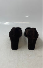 Load image into Gallery viewer, Nickels Womens Brown Suede Square Toe Slip-On Classic Block Pump Heels Size 8 N
