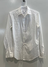 Load image into Gallery viewer, Calvin Klein Mens White Long Sleeve Stretch Slim Fit Button-Up Shirt Size XS
