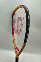 Load image into Gallery viewer, Wilson Racquetball Yellow Power Strings Sports Racket With Protective Cover
