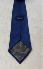 Load image into Gallery viewer, Angelino Mens Blue Adjustable Keeper Loop Formal Pointed Tie One Size
