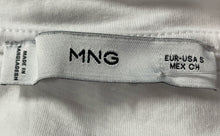 Load image into Gallery viewer, Mango Womens White Cotton Santa Monica City Skyline Graphic T-Shirt Size S
