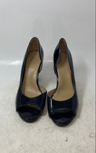 Load image into Gallery viewer, Naturalizer Womens Black Patent Leather Peep Toe High D'Orsay Heels Size 9.5
