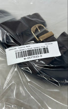 Load image into Gallery viewer, Zara Womens Black Brown Faux Leather Double Strap Flat Slide Sandals Size EUR 39
