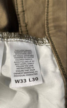 Load image into Gallery viewer, Lucky Brand Mens Brown Dark Wash Stretch Pockets Cropped Jeans Pants Size 33X30
