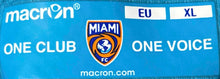 Load image into Gallery viewer, Macron Mens Multicolor Striped Miami FC Home Soccer Jersey Size XL
