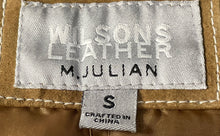 Load image into Gallery viewer, Wilsons Leather M.Julian Womens Brown Long Sleeve Full Zip Jacket Size Small
