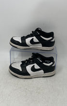 Load image into Gallery viewer, Nike Boys Dunk Low CW1588-100 Black White Lace-Up Sneakers Shoes Size 13.5C
