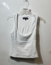 Load image into Gallery viewer, Zara Womens White Regular Fit Scoop Neck Sleeveless Pullover Tank Top Size XS
