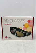 Load image into Gallery viewer, LG Model AG-S100 Black 3D Active Shutter Glasses Compatible For LCD TV
