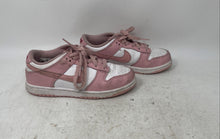 Load image into Gallery viewer, Nike Kids Dunk Low HV0930-100 Pink White Leather Lace-Up Sneaker Shoes Size 1.5Y
