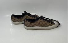 Load image into Gallery viewer, Coach Womens Empire Brown Signature Canvas Lace-Up Sneaker Shoes Size 7.5B
