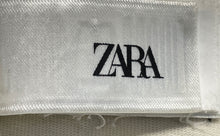 Load image into Gallery viewer, Zara Womens Beige Black Graphic Print Short Sleeve Pullover T-Shirt Size Small
