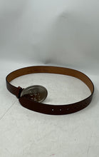 Load image into Gallery viewer, Nike Air By Blue Ribbon Sports Mens Brown Oval Buckle Adjustable Dress Belt
