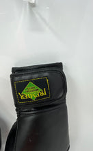 Load image into Gallery viewer, Premier Womens Black Leather Adjustable Martial Arts Training Boxing Gloves

