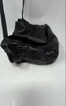 Load image into Gallery viewer, Nine West Womens Black Leather Adjustable Strap Shoulder Crossbody Bag
