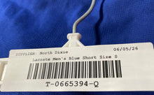 Load image into Gallery viewer, Lacoste Mens Blue Sport Branded Side Bands Elastic Waist Athletic Shorts Size S

