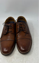 Load image into Gallery viewer, Florsheim Mens Rucci Brown Leather Cap Toe Lace-Up Oxford Dress Shoes Size 10.5
