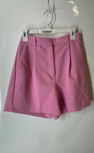 Load image into Gallery viewer, Abercrombie &amp; Fitch Womens Pink High Waist Pockets Chino Shorts Size Small
