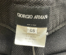 Load image into Gallery viewer, Authentic Giorgio Armani Womens Black Flat Front Trouser Pants Size EUR 48
