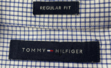 Load image into Gallery viewer, Tommy Hilfiger Mens Multicolor Plaid Cotton Regular Fit Dress Shirt Size 16 1/2
